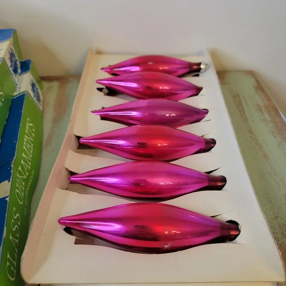 Coby Glass Ornaments Vintage Pink Glass Ornaments (Set Of 17)